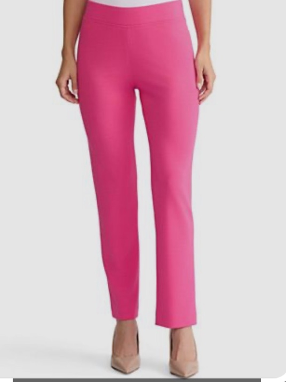 crosby. Hot Pink Straight-Leg Pants